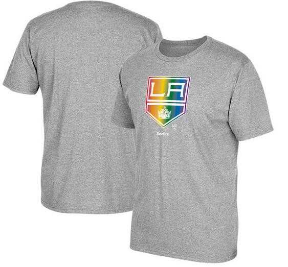 Men's Los Angeles Kings Gray Reebok Rainbow Pride Short Sleeve T-Shirt FengYun,We sell and wholesale Men's Los Angeles Kings Gray Reebok Rainbow Pride Short Sleeve T-Shirt FengYun on line form chian!